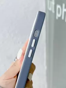 Kontrastowa ramka przezroczysta obudowa telefonu - Jasnofioletowy - Zobacz 3