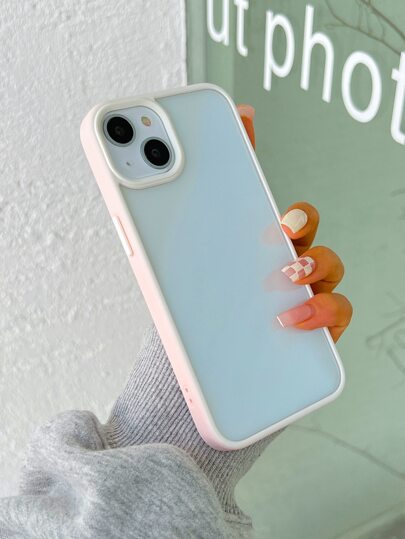 كفر هاتف شفاف باطار متباين