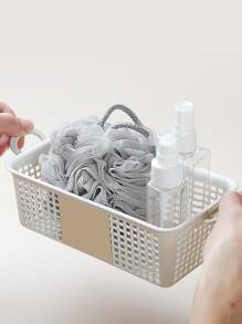 1pc Solid Color Storage Basket