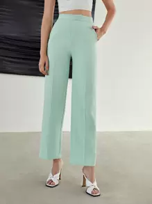 MOTF PREMIUM PRESS CREASE TAILORED TROUSERS - Mint Green - View 7