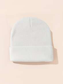 Bebé Gorro unicolor - Blanco - Ver 1