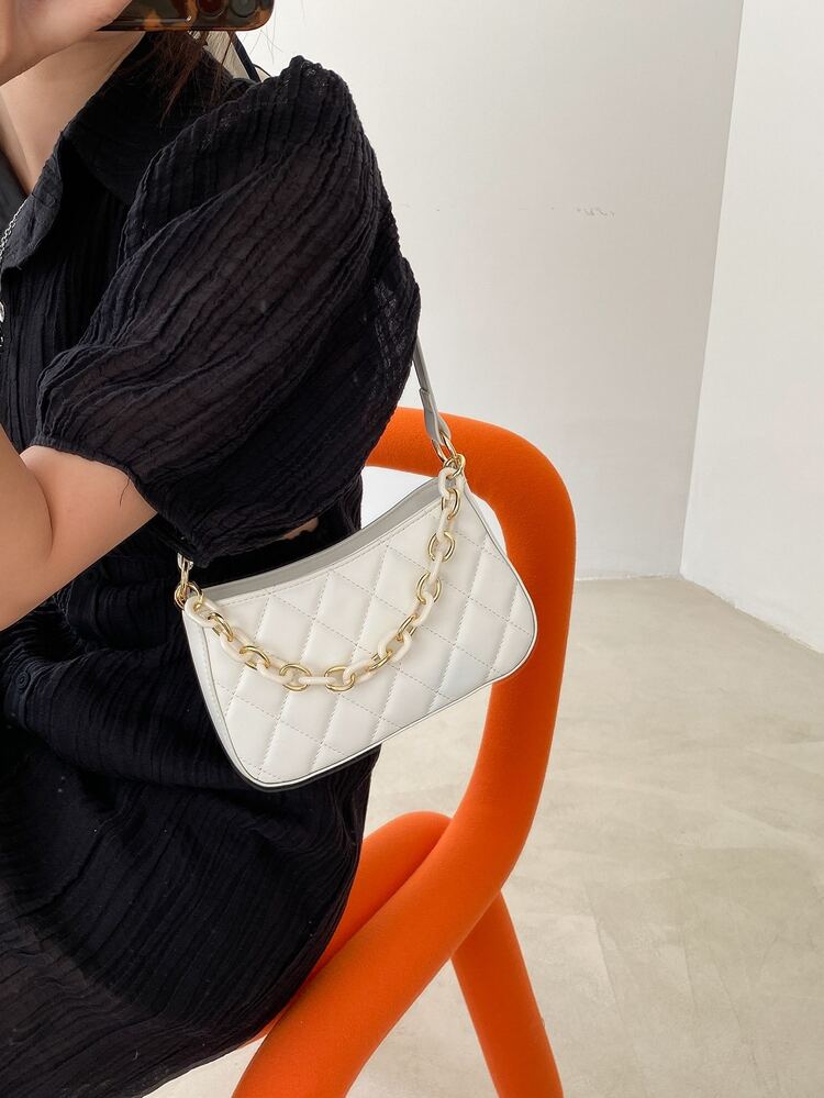 Trang trí chuỗi Chần Cái túi - trắng - Xem 2