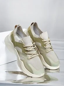 Minimalist Breathable Running Shoes - Apricot - View 5