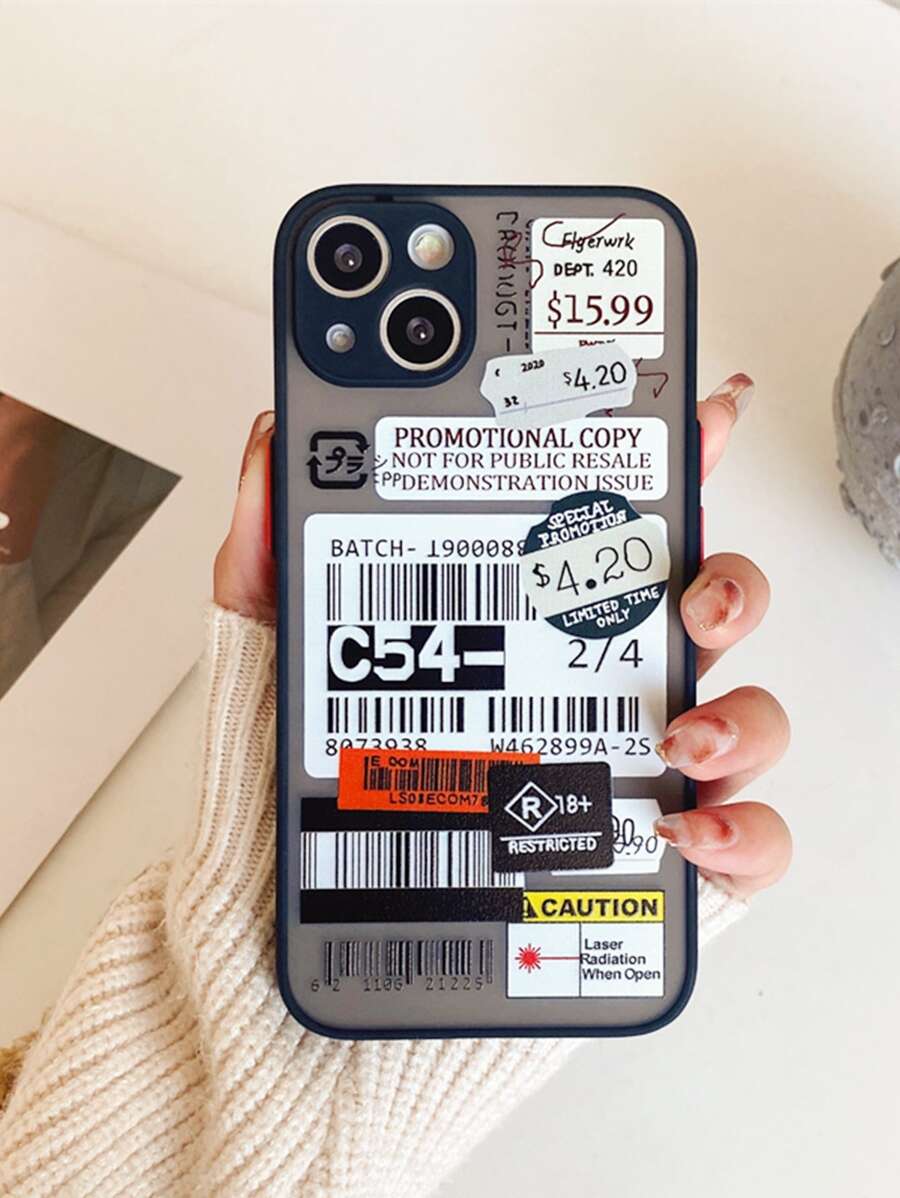 เคสโทรศัพท์ ฉลาก ลวดลาย - มัลติคัลเลอร์ - ดู 1