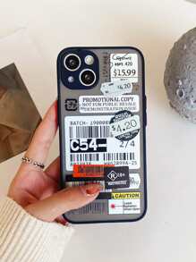 เคสโทรศัพท์ ฉลาก ลวดลาย - มัลติคัลเลอร์ - ดู 4