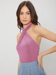 MOTF PREMIUM Top halter delgado - Morado - Ver 3