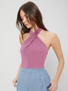 MOTF PREMIUM Top halter delgado - Morado - Ver 9