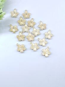 15 chiếc mặt dây chuyền thiết kế hoa - Nhiều màu - Xem 2