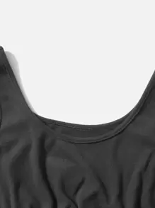 Bộ đồ giản dị Nữ Thắt nơ trước màu trơn Giải trí - Nhiều màu - Xem 4