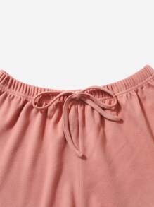 Bộ đồ giản dị Nữ Thắt nơ trước màu trơn Giải trí - Nhiều màu - Xem 5