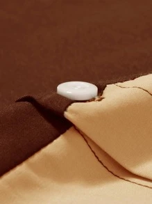 Manfinity Homme 男士雙色紐扣襯衫 - 彩色 - 查看 4