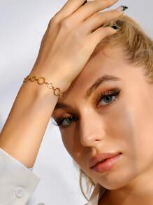 極簡風格手鏈 - 金黃色 - 查看 1