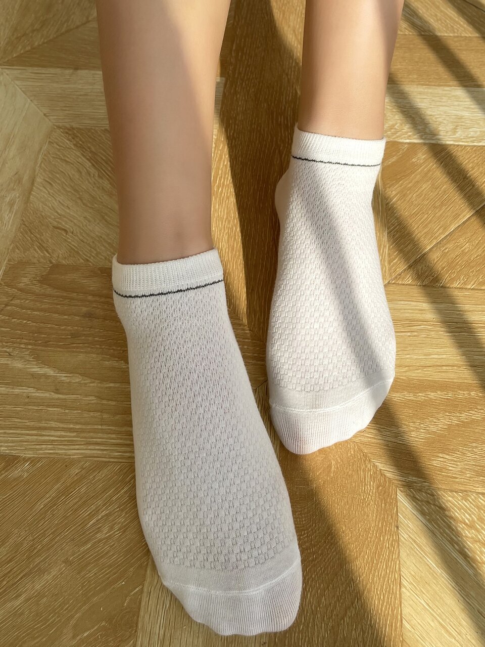 Striped Print Ankle Socks