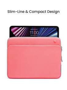 tomtoc Tablet Sleeve Bag Compatible With iPad Pro 11 Inch - Coral Pink - View 4