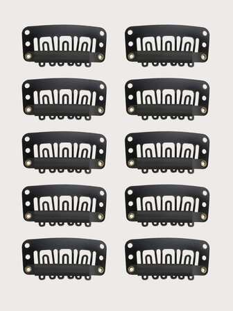 10 piezas en forma de Peluca Clip