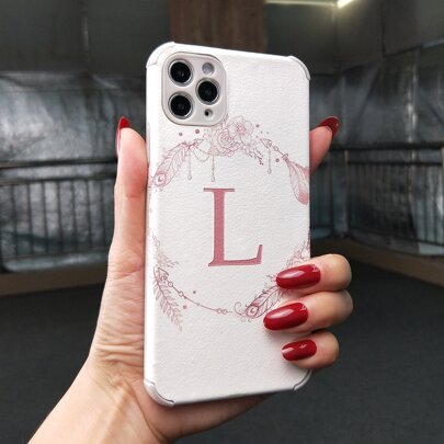 Letter Graphic Phone Case