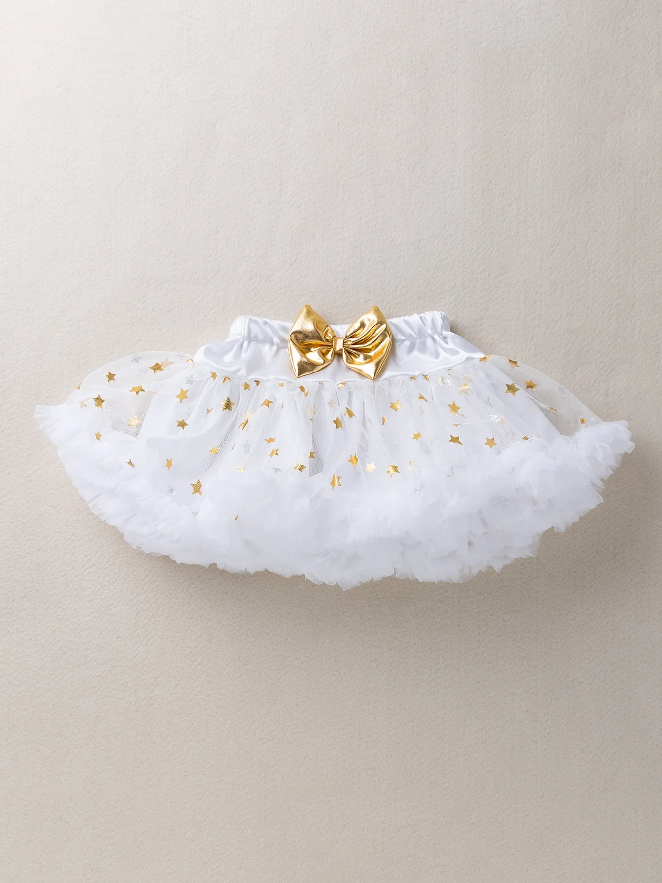 Bebe Jupe Tutu A Nœud Papillon Dore Etoile En Tulle Mode En Ligne Shein France