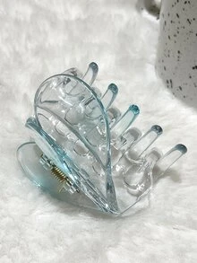 DAZY 愛心設計髮爪 - 藍色 - 查看 9