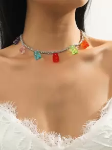 Vòng cổ quyến rũ gấu - Nhiều màu - Xem 1