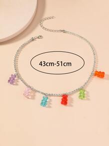 Vòng cổ quyến rũ gấu - Nhiều màu - Xem 3