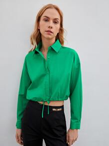 MOTF PREMIUM Camisa con cordón corto