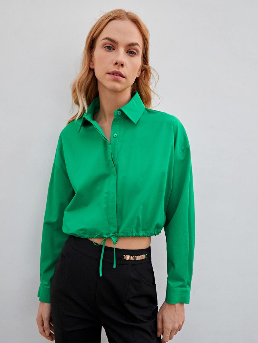 MOTF PREMIUM Camisa con cordón corto