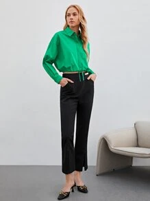 MOTF PREMIUM Camisa con cordón corto