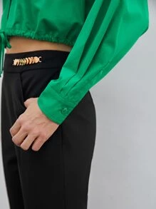 MOTF PREMIUM Camisa con cordón corto