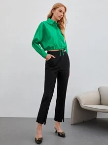 MOTF PREMIUM Camisa con cordón corto