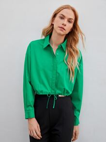 MOTF PREMIUM Camisa con cordón corto