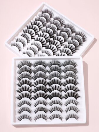 Manga Lashes, 18pairs Extra Long False Eyelashes