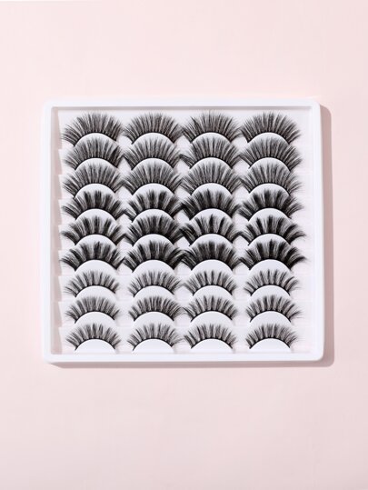 Manga Lashes, 18pairs Extra Long False Eyelashes