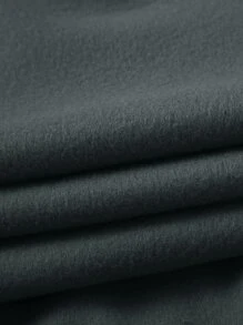 INAWLY Drawstring Drop Shoulder Thermal Lined Hoodie & Joggers - Dark Grey - View 3