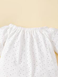 嬰兒氣眼上衣和喇叭褲 - 彩色 - 查看 3