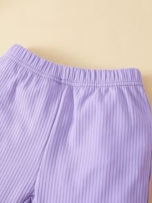 嬰兒氣眼上衣和喇叭褲 - 彩色 - 查看 5