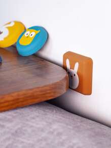 1pc Cartoon Graphic Random Door Stopper, Cute Door Pad For Home - Multicolor - View 2