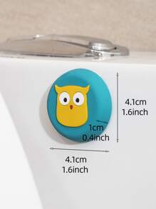 1pc Cartoon Graphic Random Door Stopper, Cute Door Pad For Home - Multicolor - View 4