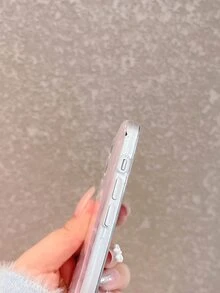 Vỏ điện thoại trong suốt sequin - Nhiều màu - Xem 3