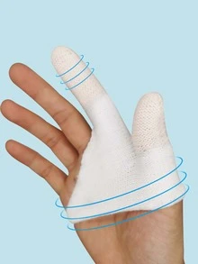 1pc Pet Finger Toothbrush - White - View 4