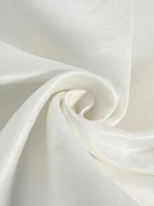 Jacquard Marble Satin Bed Runner Set - White - View 7