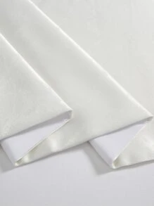 Jacquard Marble Satin Bed Runner Set - White - View 8