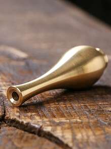 1 cái bình đựng hương có hình dạng giá đỡ - Vàng - Xem 5