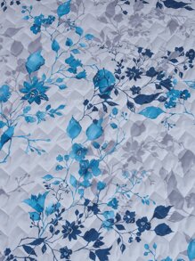 花朵印花衍縫床單