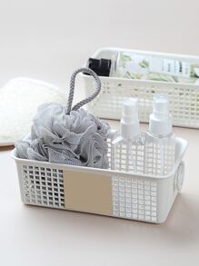 1pc Solid Color Storage Basket