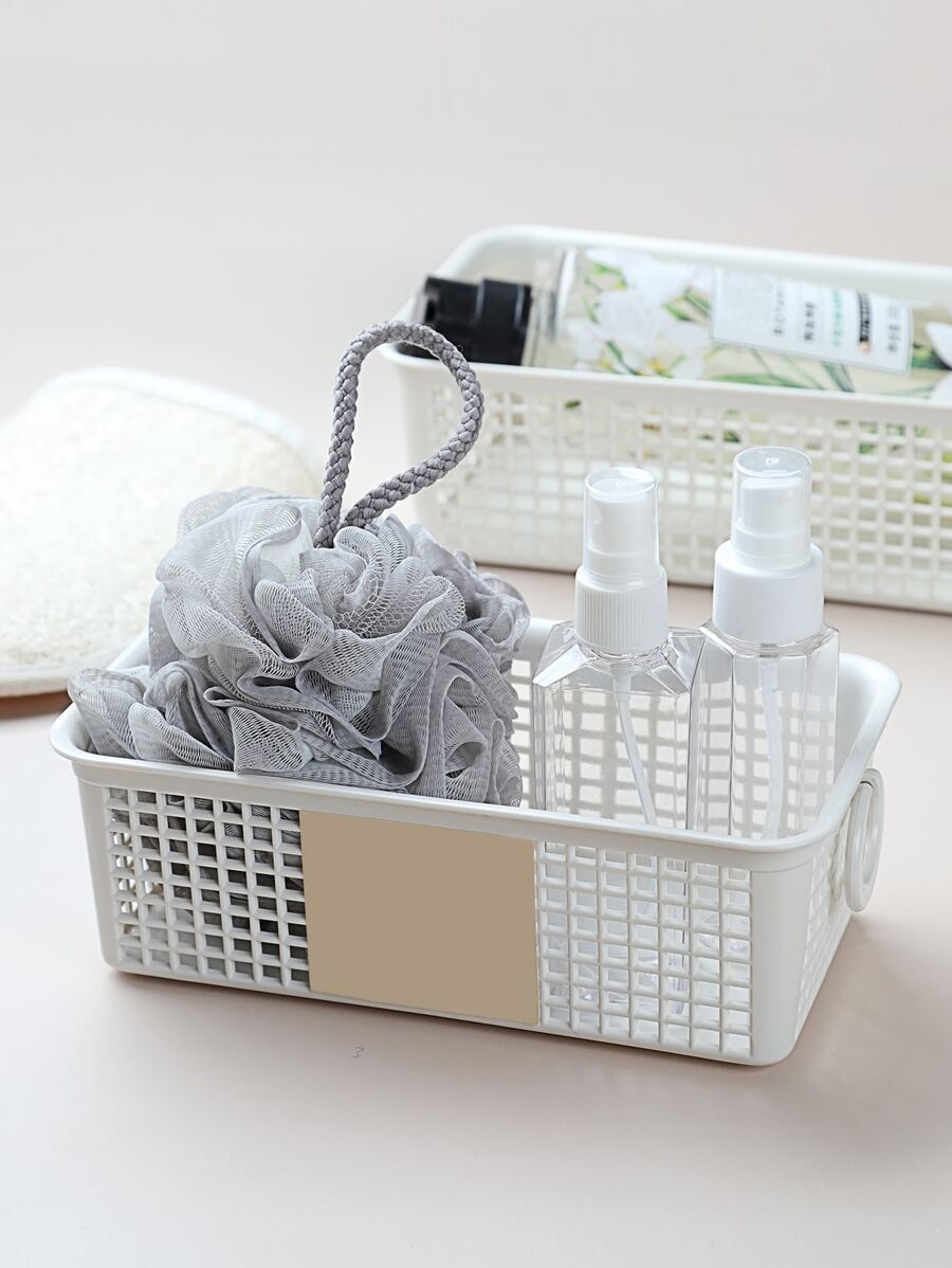 1pc Solid Color Storage Basket