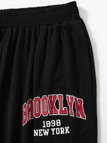 SHEIN Unity Bộ đồ hai mảnh nữ Hội Chữ thập Thắt nút Lá thư Giải trí - màu đen - Xem 6