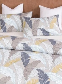 Bộ bìa duvet in hình lá không có chất làm đầy - Nhiều màu - Xem 5
