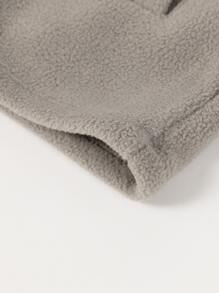 Tween Boys' Comfortable Casual Stand Collar Zipper Closure Jacket - Grey - View 5