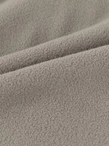 Tween Boys' Comfortable Casual Stand Collar Zipper Closure Jacket - Grey - View 7