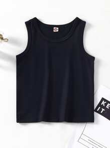 Toddler Boys 4pcs Solid Tank Top - Multicolor - View 6